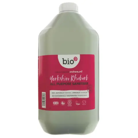 BIO D - All Purpose Sanitiser Rhubarb - Yorkshire Rhubarb - 5L