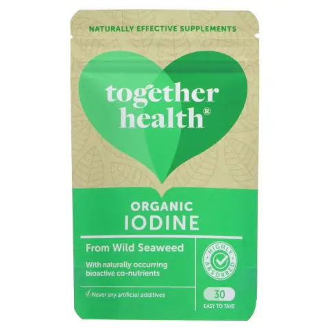 TOGETHER HEALTH - Organic Seaweed Iodine - With Harvested Ascophyllum - 30 CAPS