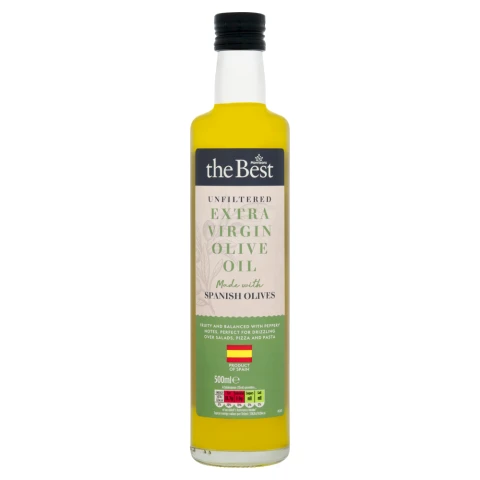 Morrisons The Best Unfiltered Extra Virgin Olive Oil 500Ml