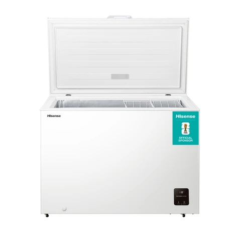 HISENSE FC386D4AWLE 297L Wide Freestanding Chest Freezer - White