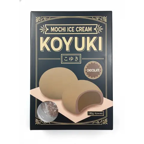KOYUKI Japanisches Mochi-Eis Schokolade-Geschmack 180g (30g × 6 Stück)