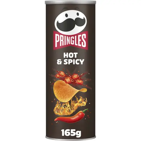 Pringles Hot & Spicy Chips - 165 g