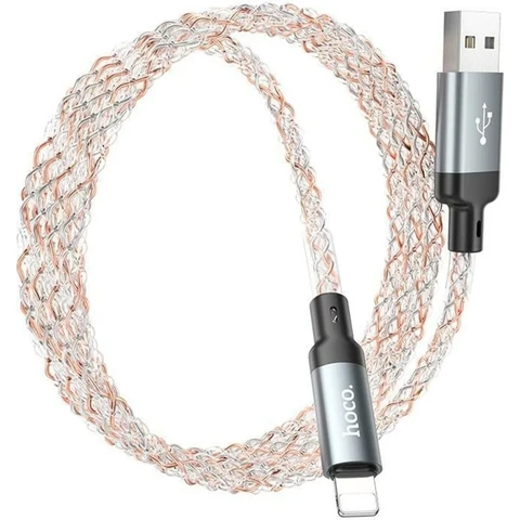 HOCO U112 Lightning Charging Cable 1m - Grey