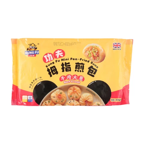 Kungfu  Mini-Brötchen in der Pfanne gebraten, Rindfleisch & Lauch, 320 g