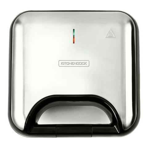 KITCHENCOOK Mister K Appareil à sandwich 3-en-1 en acier inoxydable