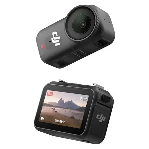 DJI Osmo Nano standaard combo (64GB) compacte 4K/60 IPS vlogcamera met 1/1.3″ sensor, 143° groothoek FOV video, 200 min opname, 4K magnetische POV-camera voor sport en vlog