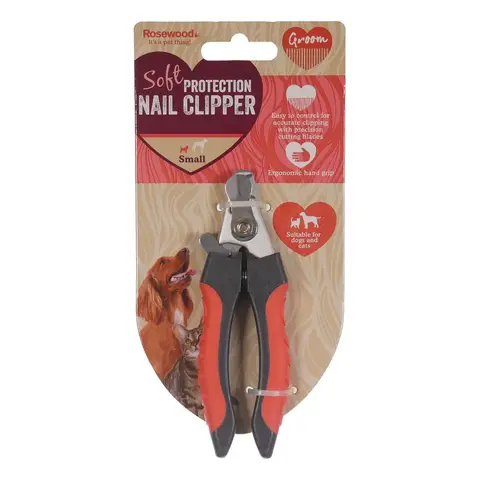 Rosewood Soft Protection Salon Grooming Nail Clipper for Dogs & Cats Small
