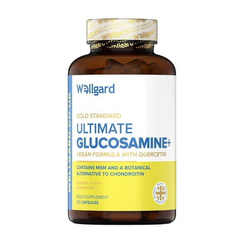 Wellgard Glucosamine Ultimate Vegan Joint Support Formula Capsules - 180 Capsules