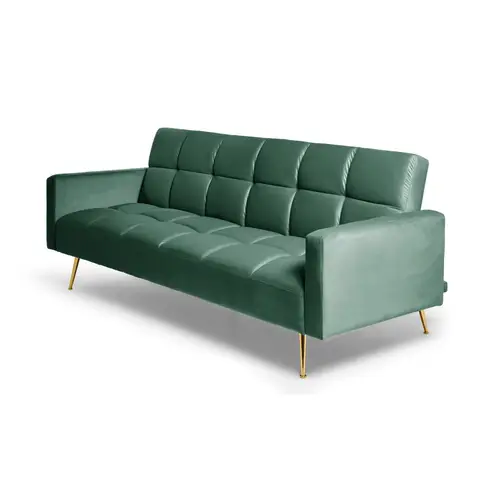 jahnke Schlafsofa CHILLAX POSH EU Samt Opalgrün