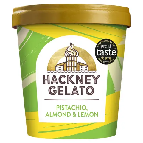 Hackney Gelato Pistachio, Almond & Lemon 460ml