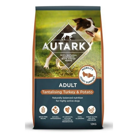 Autarky Adult Grain-Free Turkey & Potato Complete Dry Dog Food, 2kg Bag