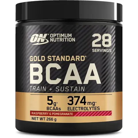 Optimum Nutrition Gold Standard BCAA train + sustain framboos granaatappel 266 g
