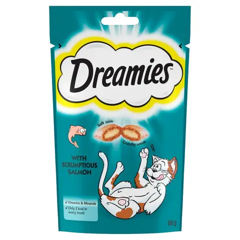 Dreamies with Scrumptious Salmon 60g