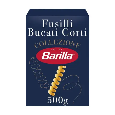 BARILLA Pâtes fusilli bucati corti 500g