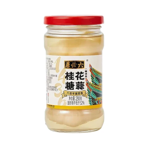 Ail doux au vinaigre Liubiju à la fleur d'oranger 290g