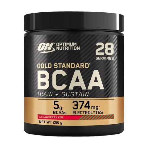 Optimum Nutrition Gold Standard BCAA Powder, Strawberry Kiwi Flavor, 266g, 28 Servings