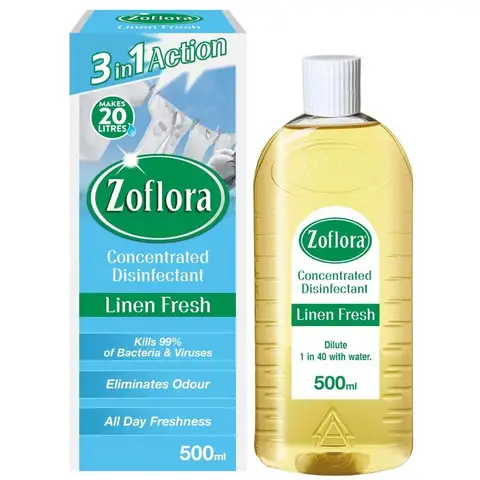 Zoflora Linen Fresh Concentrated Disinfectant 500ml