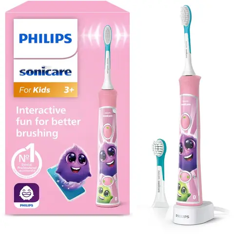 Philips Sonicare For Kids HX6352/42 - Elektrische kindertandenborstel - Roze Met App