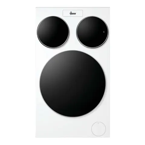 Hoover Haier Waschmaschine, Multiwash, Dreifach-Trommel, HMQD 410CBL9-84, 10 kg + 1 kg + 1 kg, 1400/80/800 U/min, Weiß, Klasse A