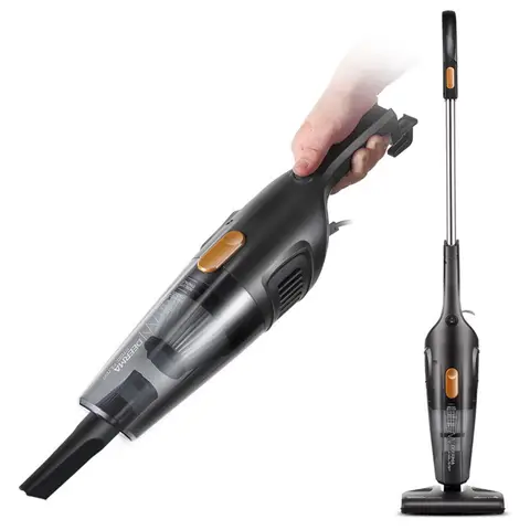 [Sommerangebote - 19,99 € mit Lieferung] Deerma DX115C, Kabelgebundener 3-in-1 Handstaubsauger, 600 W Saugleistung, 15 kPa, HEPA- & Schwammfilterung, 1,2 L Sichtbarer Staubbehälter, Einfache Montage mit schlankem Design, Limitierte Zeitangebot