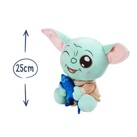 Star Wars The Mandalorian and Grogu 25cm Grogu with Lizard Plush Soft Toy