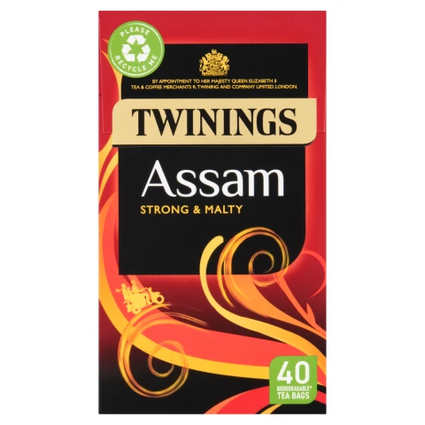 Twinings Assam Tea 40 Tea Bags 100G