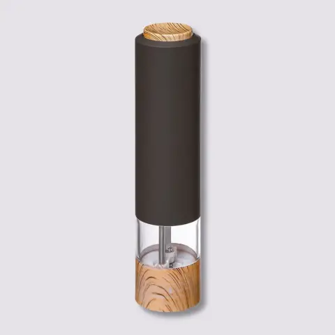 ALANDEKO Pepper Electric Mill - Black - Height: 22.3cm
