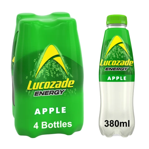 Lucozade Energy Drink Apple Blast 4 x 380ml
