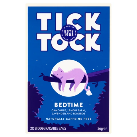 Tick Tock Bedtime 20 Tea Bags 36g