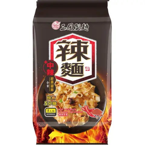 Sfhot Pappardelle With Sichuan Pepper Dressing  三风辣面经典椒麻波浪宽面