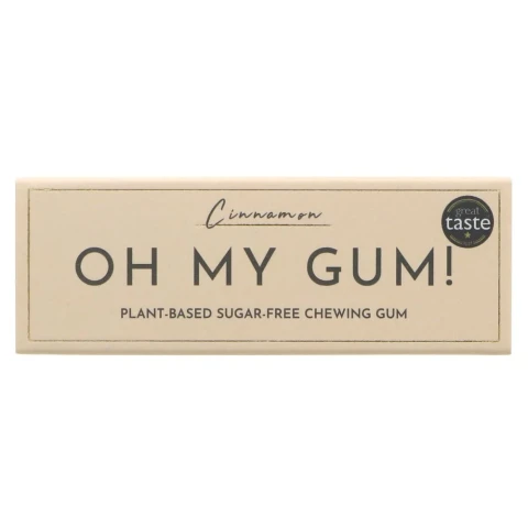 Oh My Gum! Plant Based Cinnamon Gum - 19G