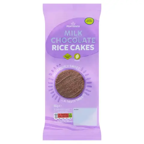 Morrisons Milk Chocolate Rice Cakes 102g
