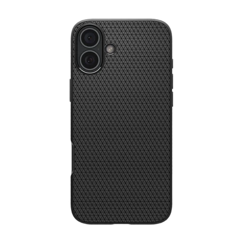 Spigen Liquid Air iPhone 16 Hülle - Schwarz