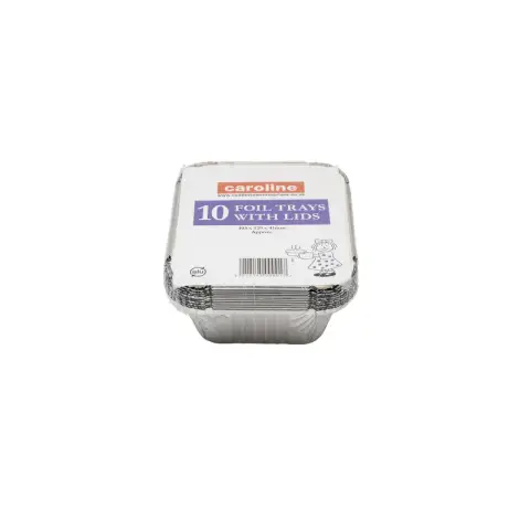 103x129x41mm 16oz Foil Tray with Lid