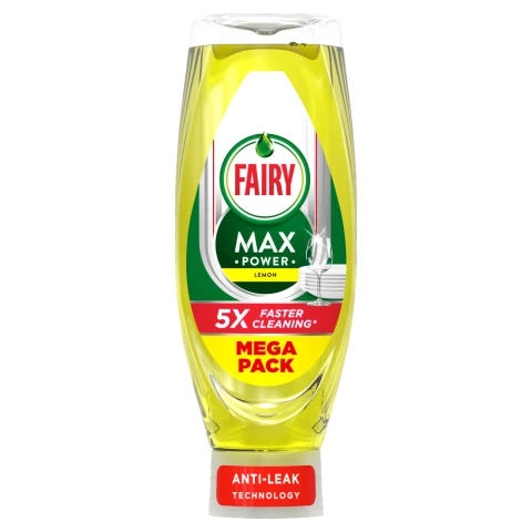 Fairy Max Power Washing Up Liquid Lemon 730ML
