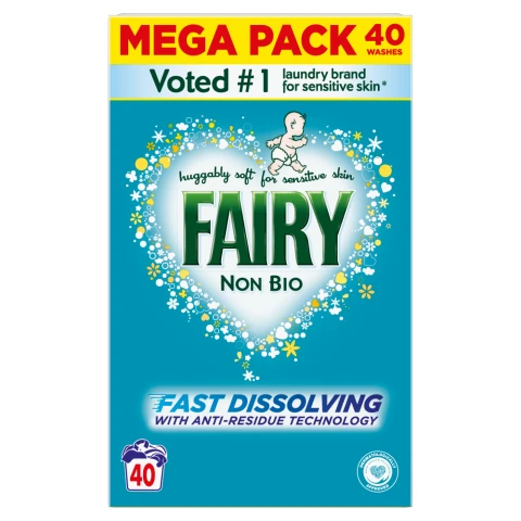 Fairy Non Bio Washing Powder 2.2kg, 40 Washes