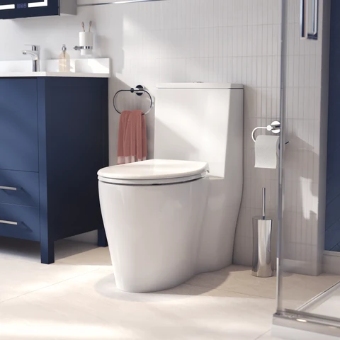 Croydex Recycled Toilet Seat Coniston Oval - White