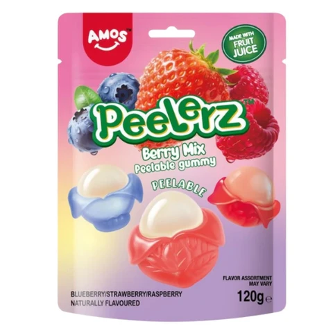 Amos Peelerz Gummy Berry Mix 120g