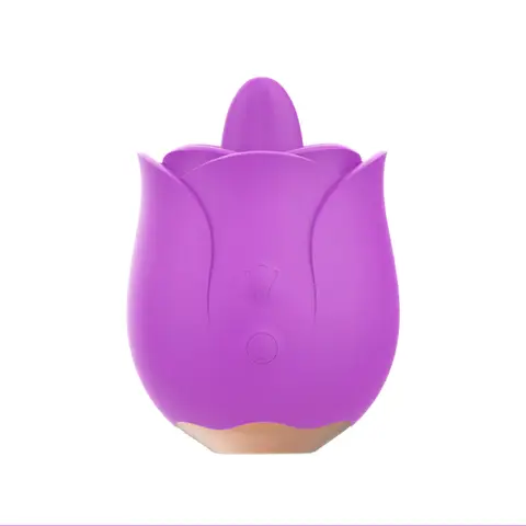 Moistor Clitoral Vibrator – 3-Speed 6-Mode Tongue Licking and Vibration Combo, Magnetic USB Charging, IPX7 Waterproof, Small & Portable Female Stimulator, S537-4