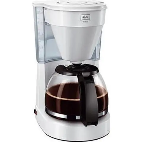 Melitta EASY II WHITE Filter Koffiemachine - Eenvoudige Bediening - AromaPlus Thermo Pot - 10 Kopjes Capaciteit