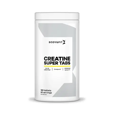Body & Fit Creatine - Creapure® Super Tabs 180 tabletten (60 porties)