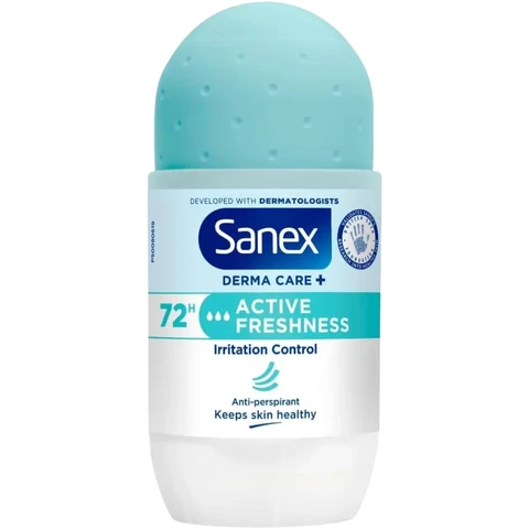 Sanex Derma Care+ Active Fresh 72hr Roll On Deodorant 50ml