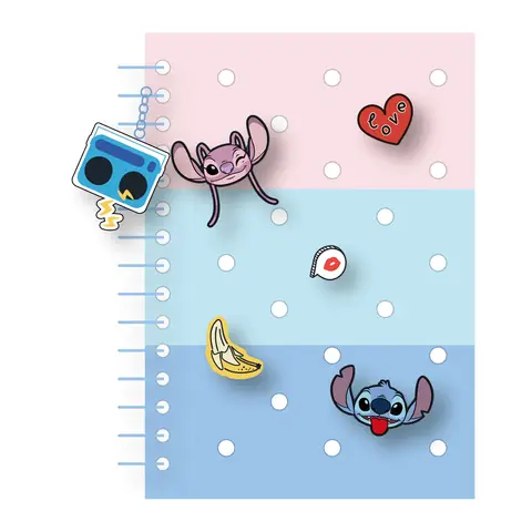 MINISO Lilo & Stitch Wirebound Notebook (80 Sheets)