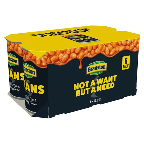 Branston Beans In Tomato Sauce 6 x 410g