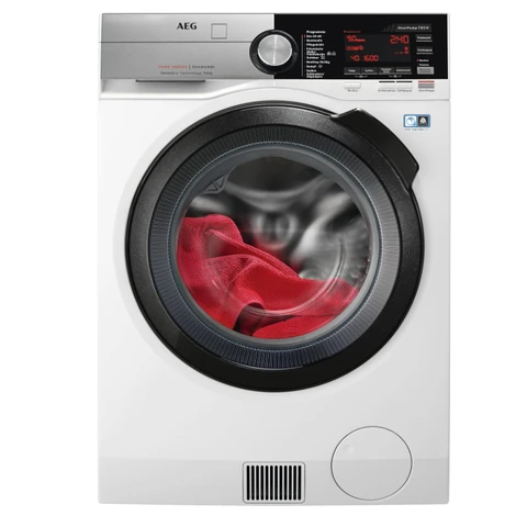 AEG L9WEF80690 Waschtrockner mit Wärmepumpe, Serie 9000 mit SensiDry, Testsieger der Stiftung Warentest, 9 kg Waschen, 6 kg Trocknen, C / Nachfüllfunktion, Auffrischfunktion, 1600 U/min [Energieklasse C]