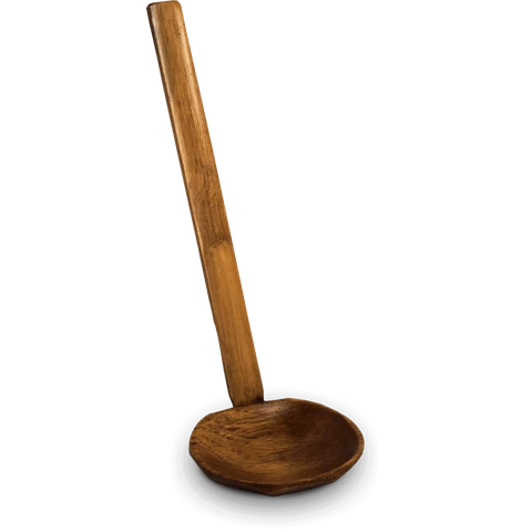 Oriental Essentials Bambus-Ramen-Löffel 18 cm langer Bambus-Ramen-Löffel