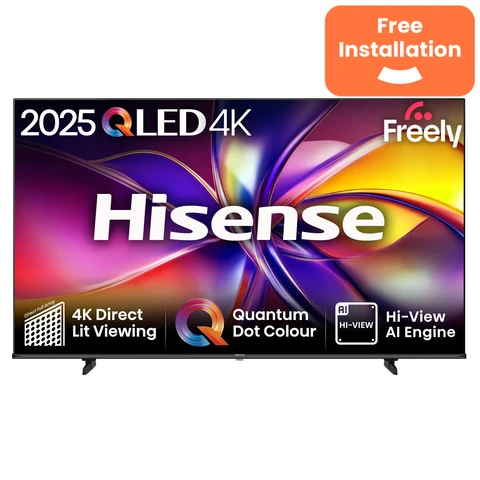 Hisense 50"E78Q QLED 4K HDR Smart VIDAA OS TV-50E78QTUK