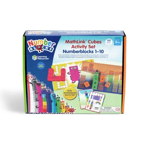 Numberblocks MathLink Cubes  1-10 Activity Set