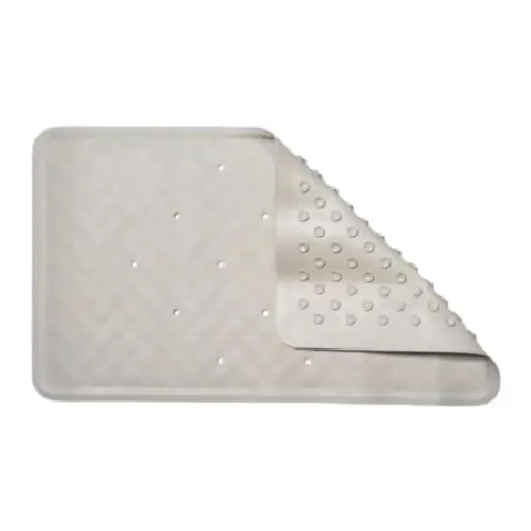 Croydex Bath Mat Rubagrip White 34x74cm
