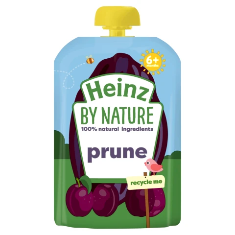 Heinz Baby Prune Fruit Pouch 6+ Months 100G